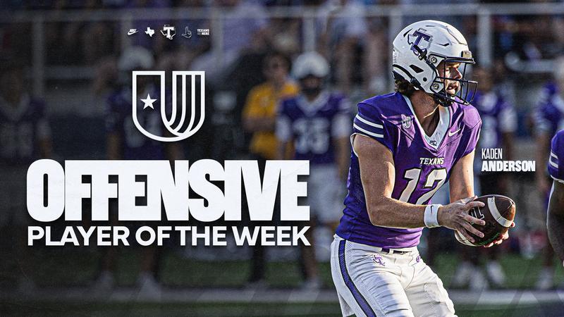 Tarleton State football: Texans take third straight UAC Offensive Player of the Week award, QB Kaden Anderson honored