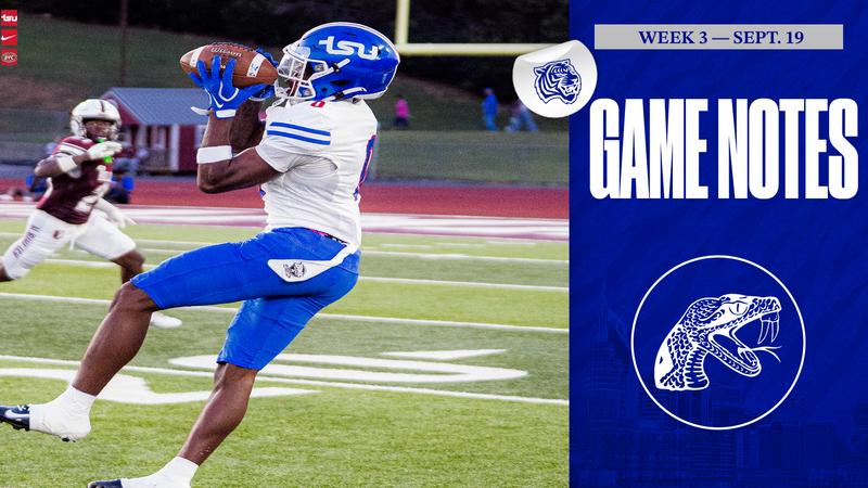 Tennessee State football: Game Information: Week 3 — at Florida A&M