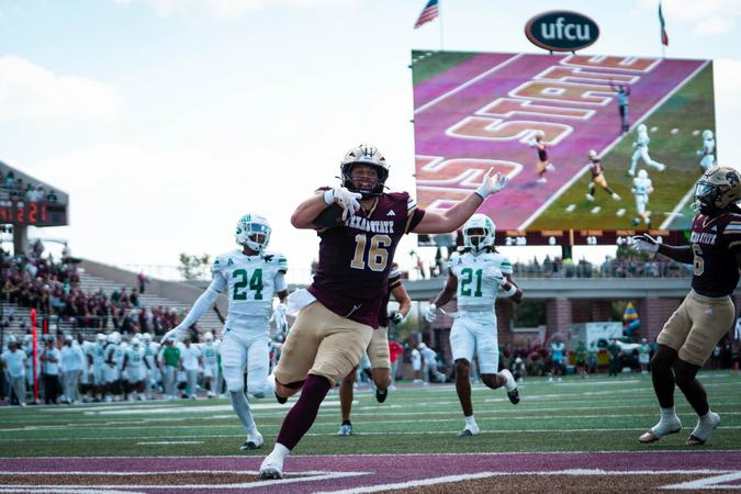 Game Recap: Bobcats Defeat North Texas, 49-35