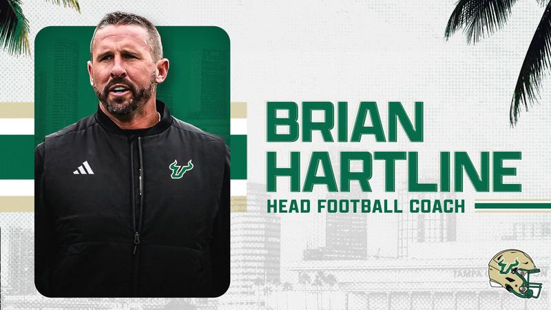 Brian Hartline Named Seventh Head Coach of USF Football - USF Athletics