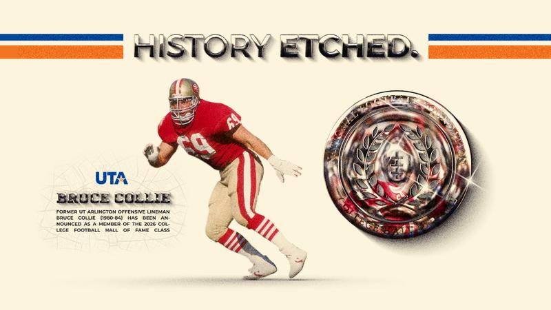 Former Football Standout Bruce Collie Named to 2026 College Football Hall of Fame Class - University of Texas Arlington Athletics