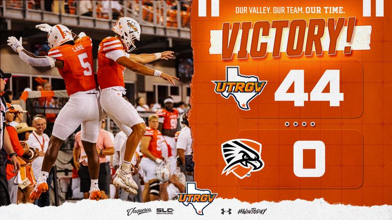 UTRGV football: Football Shuts Out UT Permian Basin in Front of a Record 13,698 Fans