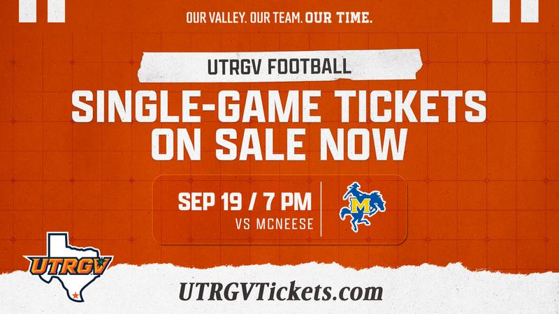 UTRGV football: Tickets For Saturday's Football Game Against McNeese Now on Sale