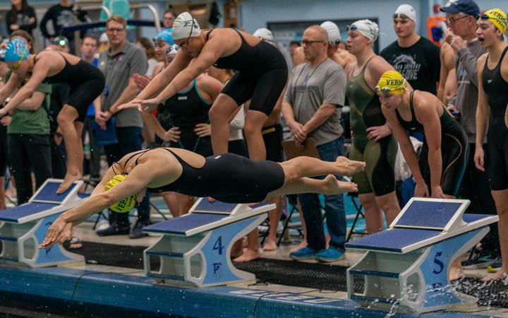 Stella Rieth Two More Meet Records Fall as Catamounts Extend Lead at URI ...