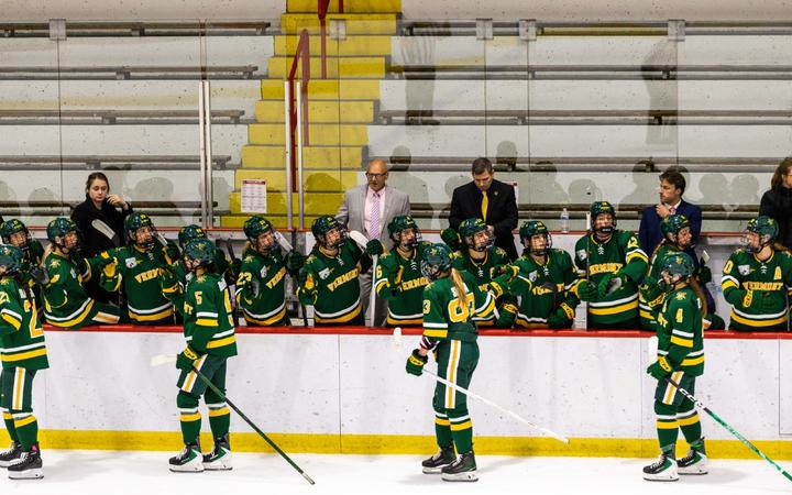 Photo: uvmathletics.com WIH at BC Preview