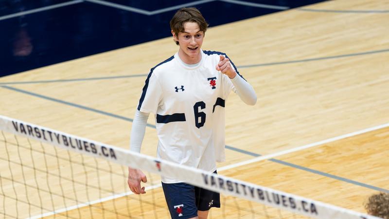Adam Simac BLUES DEFEAT YORK IN THREE SETS - University of Toronto Athletics