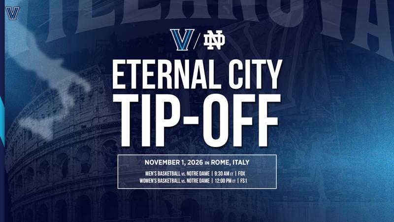 Villanova Basketball to Open '26-27 at Eternal City Tip-Off - Villanova University