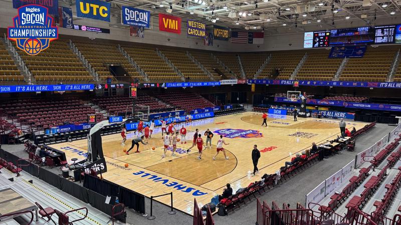 vmi shootaround - 2025 socon tournament