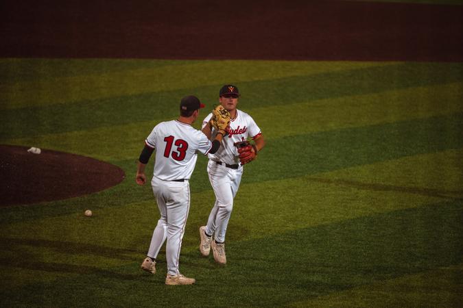 VMI Baseball vs. Longwood Action Shot