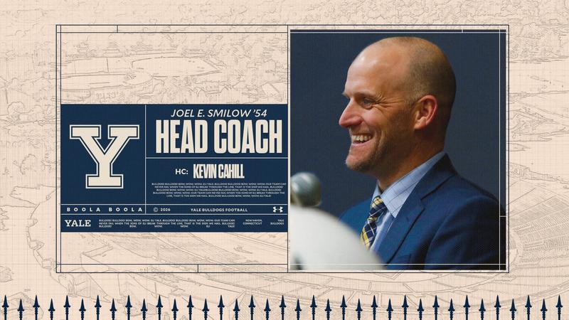Kevin Cahill Named the Joel E. Smilow ’54 Head Coach of Yale Football - Yale University