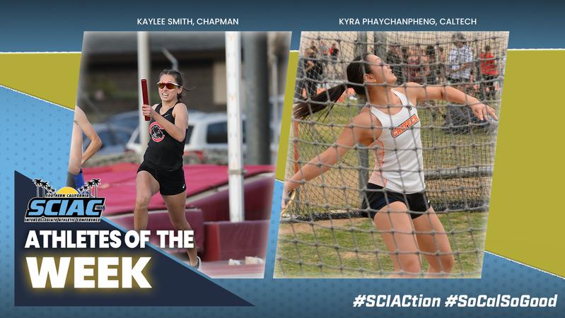 Caltech Field Phaychanpheng Named SCIAC Women's Field Athlete of the Week ...
