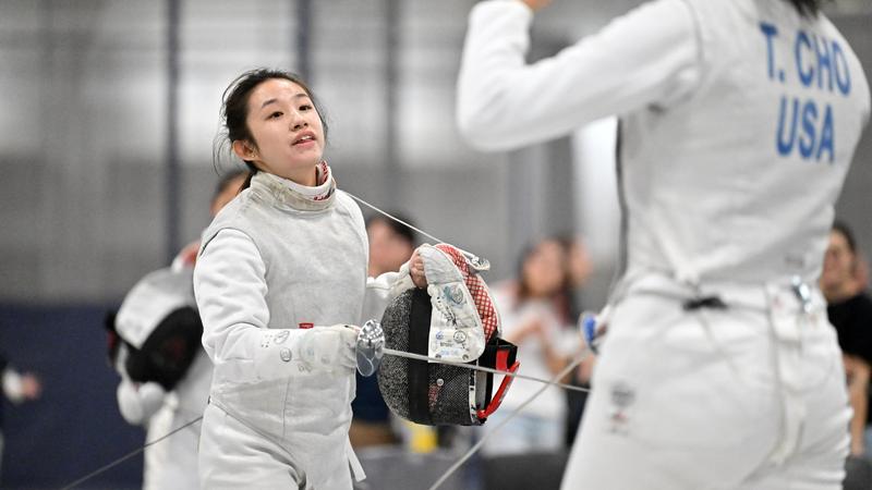 Du takes home foil silver, women's fencing places 5th at NIWFAs ...