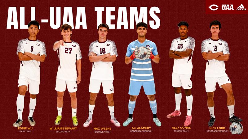 Sc Ucha Men's Soccer Places Six on All-UAA Team; Wu Named First-Team ...