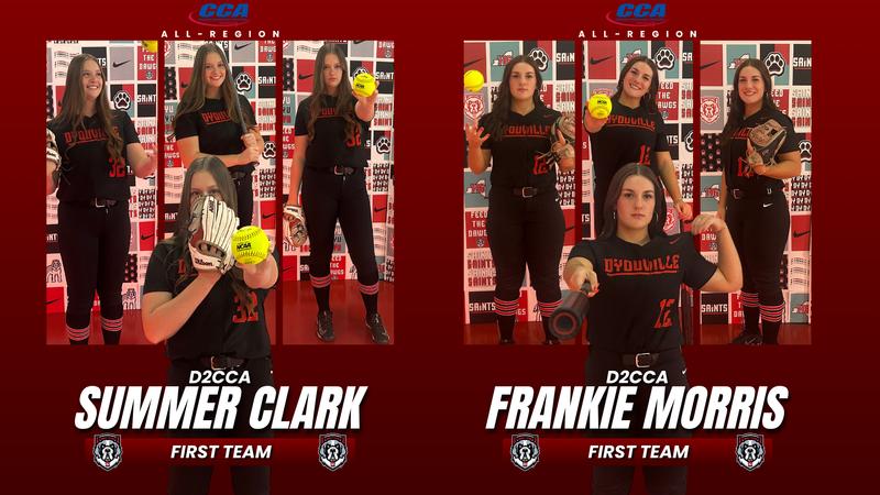 Sumer Clark Frankie Morris and Summer Clark Named First Team D2CCA All-Region - D ...