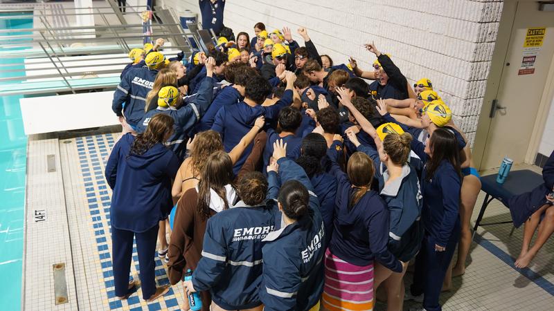 Emory Pool Swimming and Diving Celebrates Senior Day with Tri-Meet Wins Over Berry ...