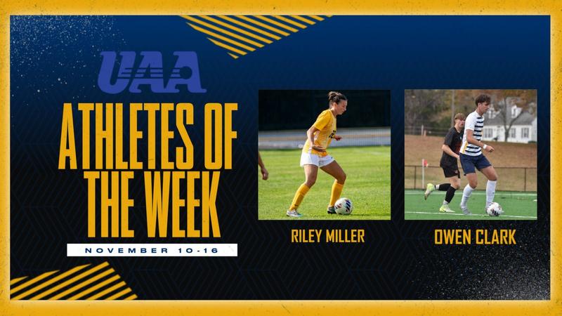 Emory Miller Riley Miller & Owen Clark Secure First Career UAA Athlete of the Week ...