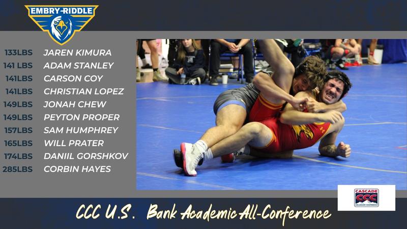 Embry Riddle Conference 10 Wrestlers Named to CCC U.S. Bank Academic All-Conference Team ...