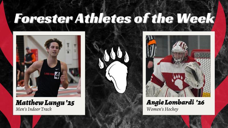 Jake Forst Forester Athletes of the Week: Jan. 23 - Lake Forest College