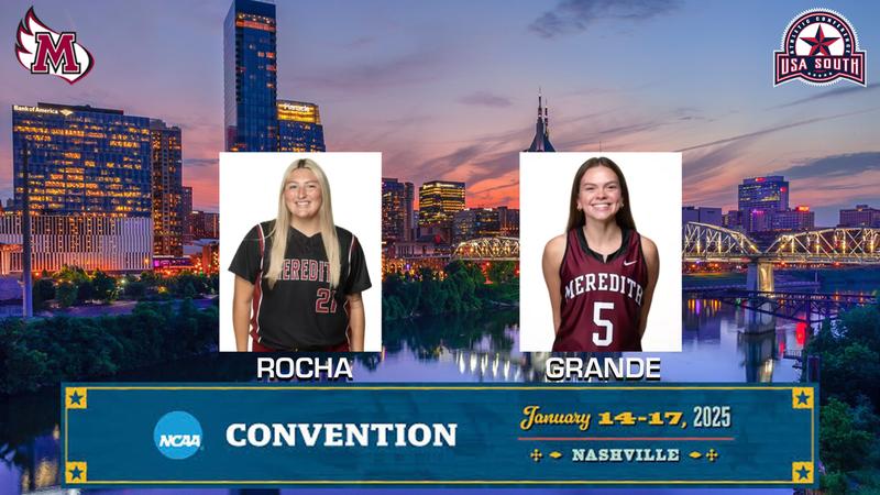 Annabel Rocha and Sierra Grande Attend NCAA Convention - Meredith College