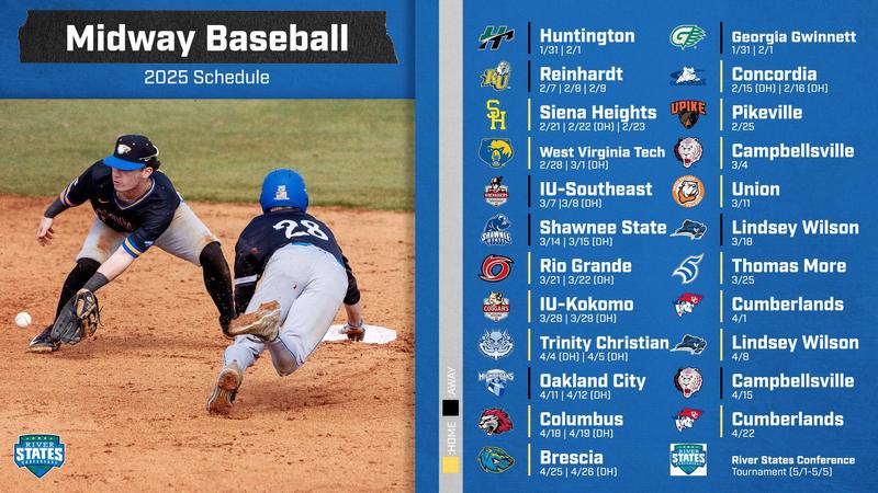 Midway baseball to begin '25 season on Jan. 31 - Midway University