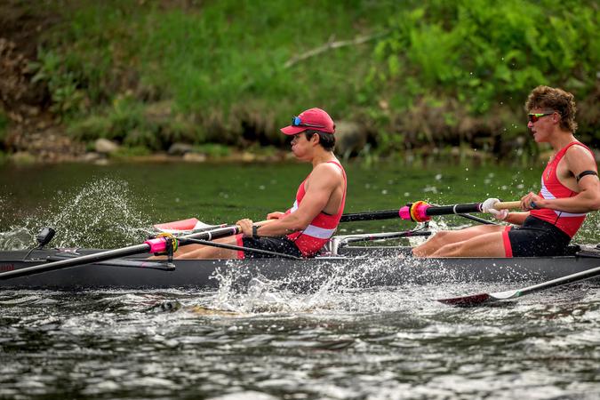 Tabor Rowing Boys Crew open season with Tabor victory - St. Paul's School