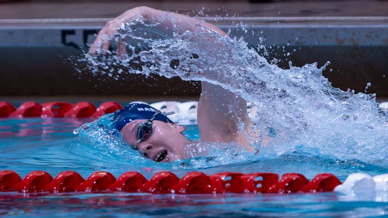 Nicholas Ruzza Sharks Complete Day One Of MIT Invite - Simmons University