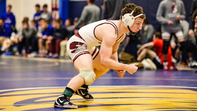 Jackson Wenberg No. 21 Wrestling Clipped By Wesleyan, 27-18 - Springfield College