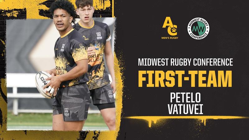 Adrian Rodo Rugby Vatuvei of Men's Rugby Earns Midwest Rugby Conference First Team Honor ...