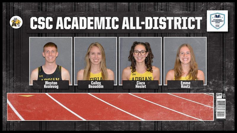 Adrian Riley Track CSC Academic All-District Team Highlights Four Members of Adrian ...