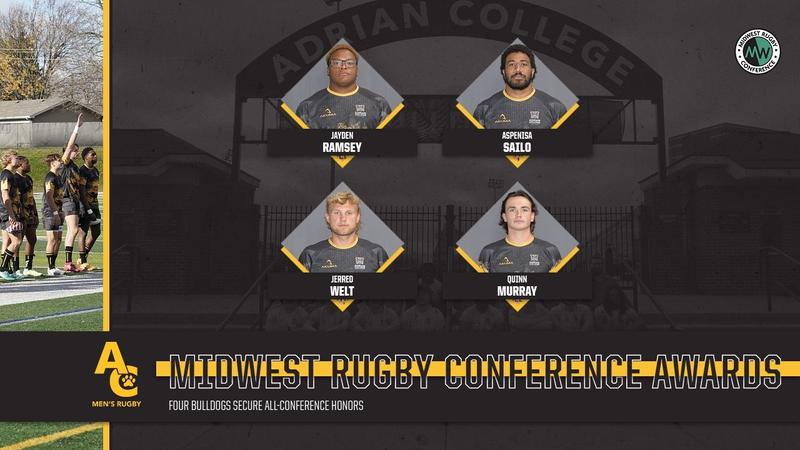 Adrian Rodo Rugby Men's Rugby Grab Four All-Conference Recognitions - Adrian College