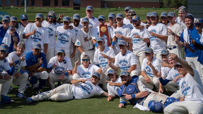 Angelo State Rams Baseball The Rams Claim the 2023 National Championship with Win Over Rollins ...