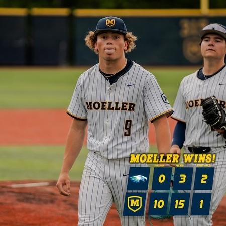 #1 Moeller drops CJ in 5 innings - Archbishop Moeller Crusaders Athletics