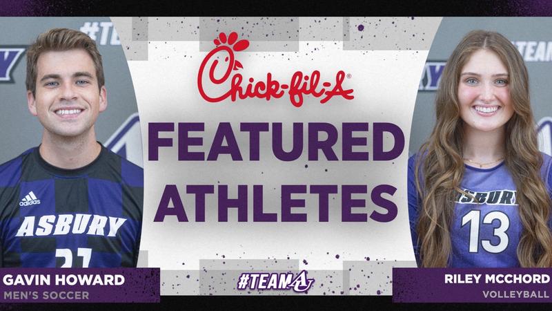 Gavin Riley Corder Chick-Fil-A Featured Athletes: Gavin Howard & Riley McChord - Asbury ...