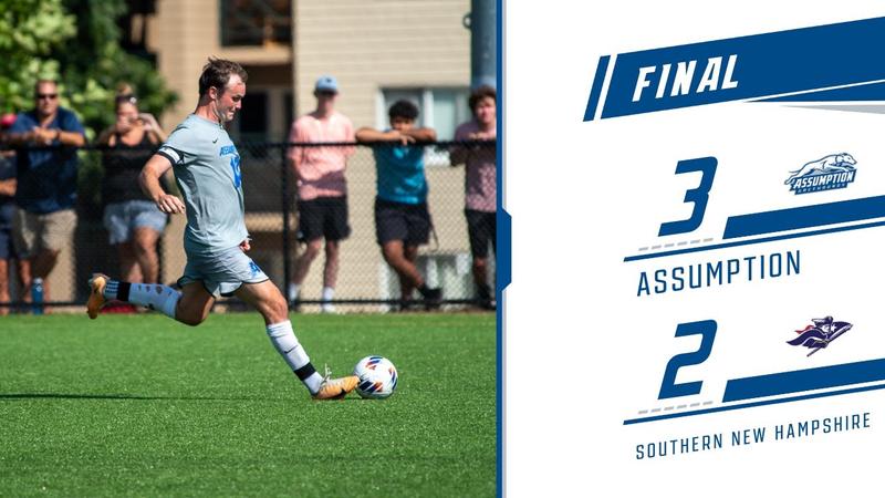 Assumption Rockets Soccer Sundgot pair of goals, lift Men's Soccer past SNHU, 3-2 - Assumption ...