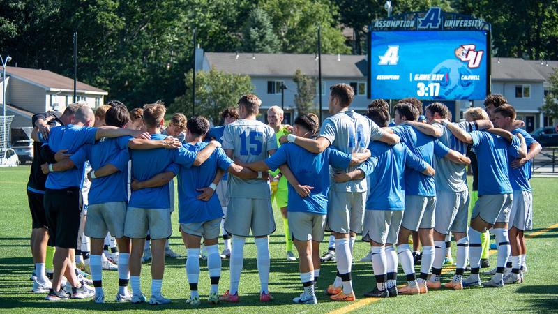 Assumption Rockets Soccer Men's Soccer falls in NE10 opener at Saint Michaels, 2-0 - Assumption ...