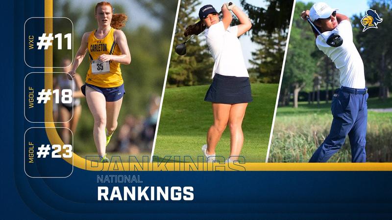 Three Carleton teams found in national rankings - Carleton College