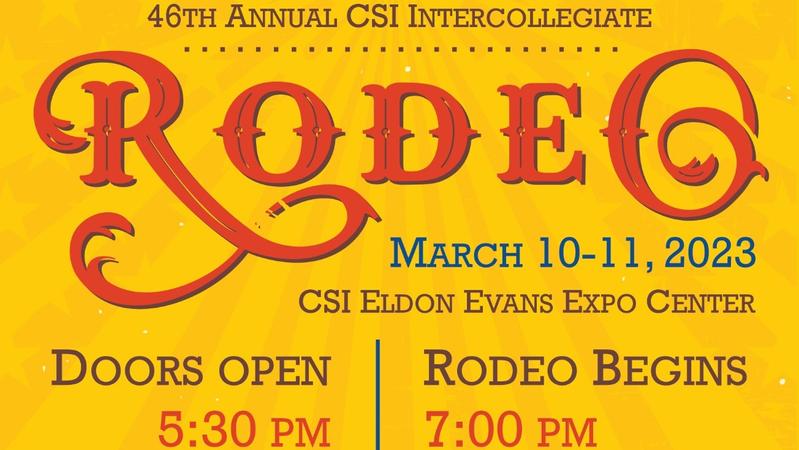 Team Csi Rodeo CSI Rodeo set for March 10-11 at the Eldon Evans Expo Center - College ...