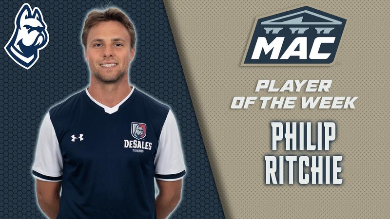 Tim Ritchie Tennis Ritchie Named MAC Freedom Men's Tennis Player of the Week - DeSales ...