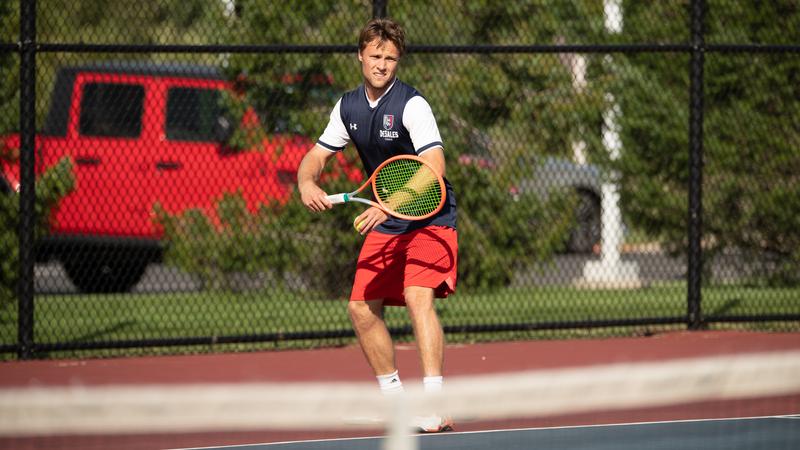 Colin Ritchie Ritchie Wins Twice but Men's Tennis Falls at Moravian, 6-3 - DeSales ...