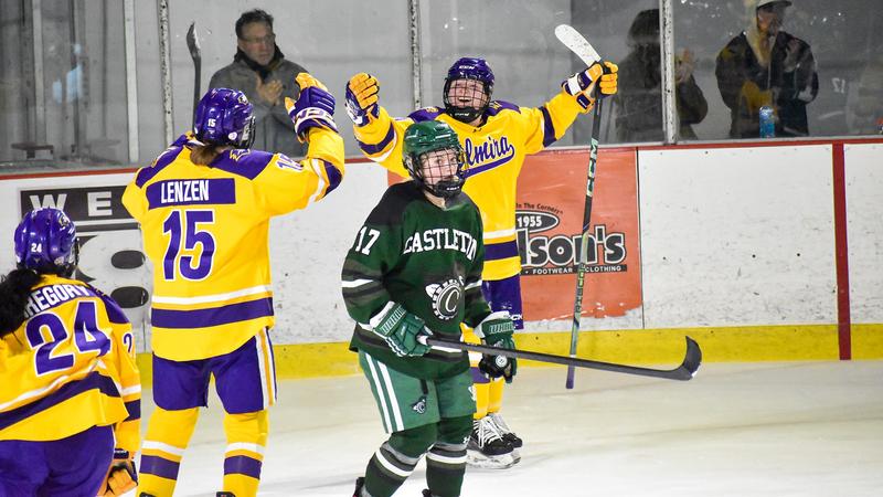 Lugge Strikes Twice as Soaring Eagles Advance in NEHC Tournament ...
