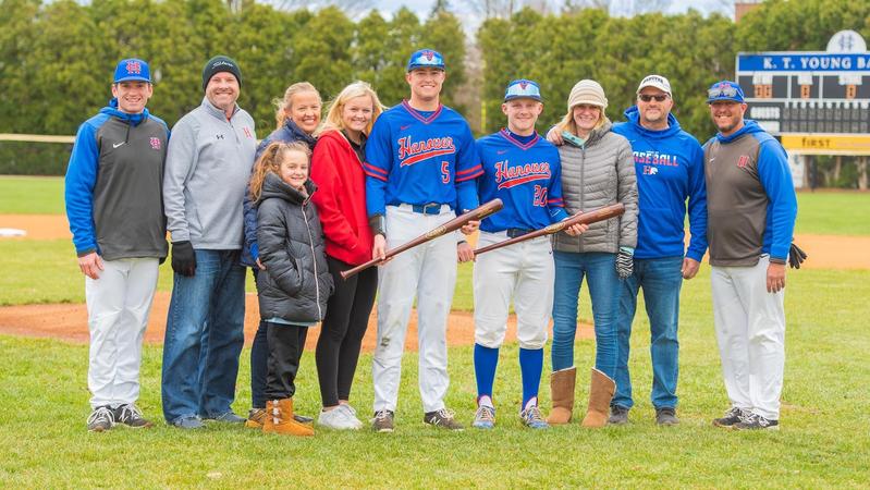 Hanover Baseball Baseball celebrates Senior Day; Hanover takes game one of a weekend ...