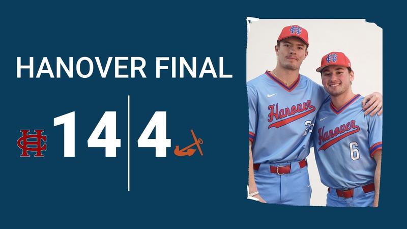 Hanover Baseball Baseball dominates Hope in non-conference action - Hanover College