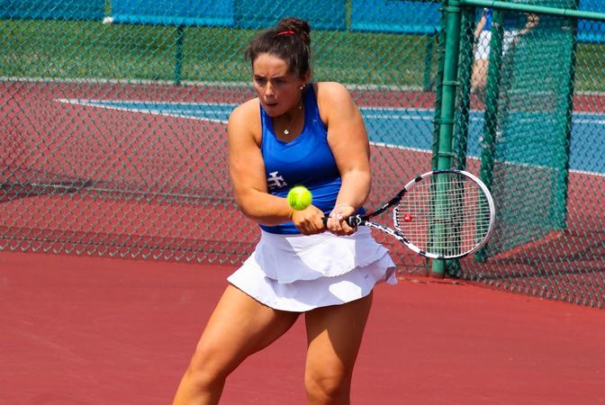 Hannah Remy Women's Tennis Sweeps Manchester in HCAC Battle - Hanover College