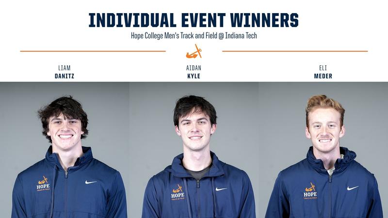 Men's Track/Field Wins Three Events at Indiana Tech - Hope College