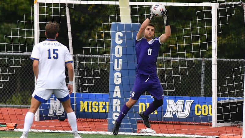 Jacob Ragni MU Men's Soccer Ties Stevens - Misericordia University Athletics