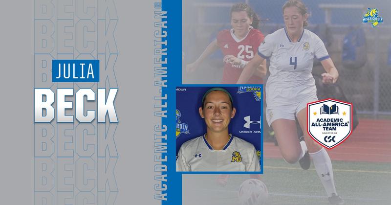 MU #39 s Julia Beck Named Academic All American Misericordia University MU #39 s Julia Beck Named Academic All American Misericordia University