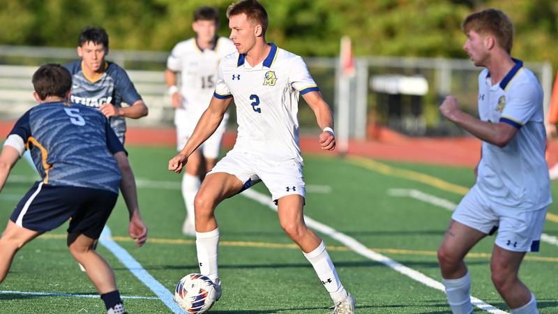 Jacob Ragni Men's Soccer Falls to NYU - Misericordia University Athletics