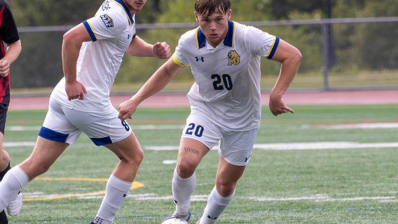 Jacob Ragni MU Men Fall to York - Misericordia University Athletics