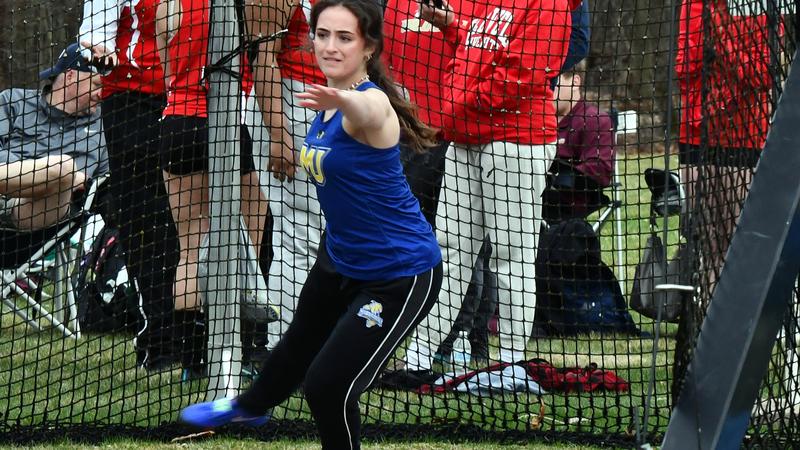 Ruby Mahuika MU Women Open Outdoor Season - Misericordia University Athletics