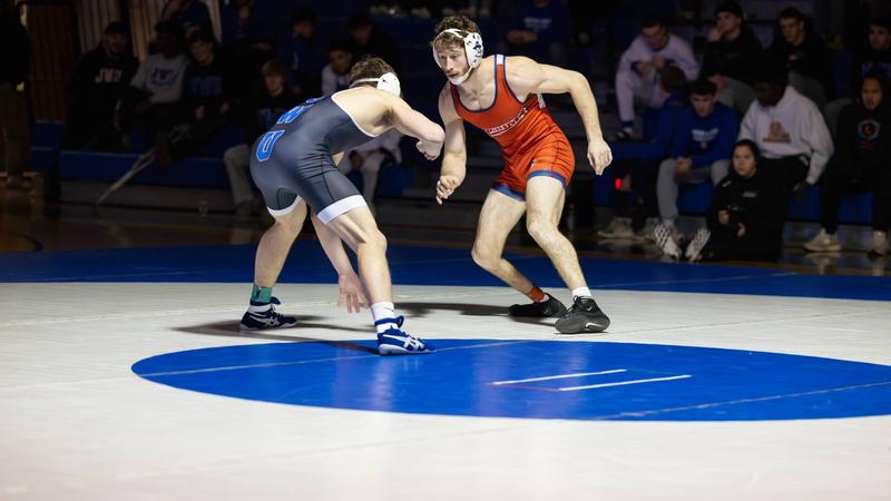 Dominic Ric Men’s Wrestling Drops Dual on the Road to RIC - New England College
